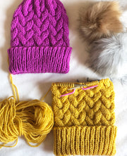 Load image into Gallery viewer, Cable Knit Erin Beanie