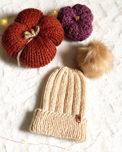 Load image into Gallery viewer, Gilly Beanie with Faux Fur Pom Option