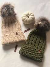 Load image into Gallery viewer, Gilly Beanie with Faux Fur Pom Option