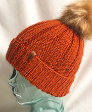 Load image into Gallery viewer, Gilly Beanie with Faux Fur Pom Option
