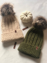 Load image into Gallery viewer, Gilly Beanie with Faux Fur Pom Option
